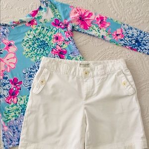 Banana Republic White Shorts